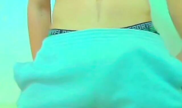 Cute guy shows his body and dick