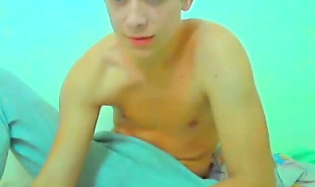 Cute guy shows his body and dick