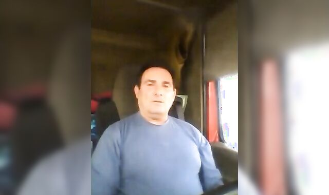 Horny trucker stud