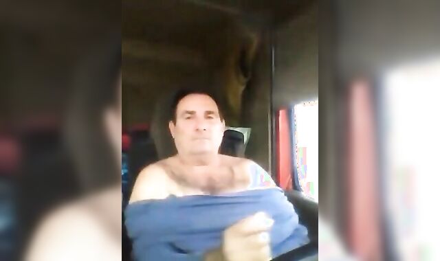 Horny trucker stud