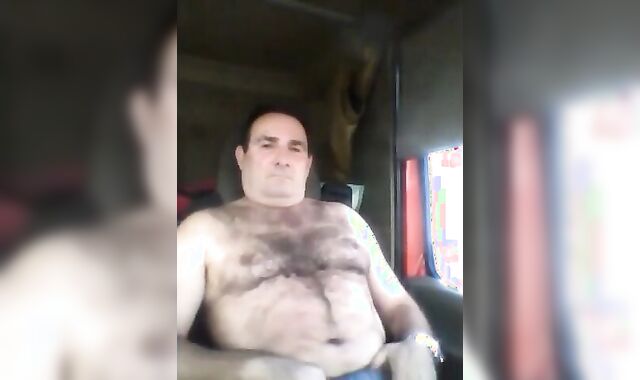 Horny trucker stud