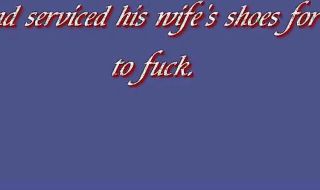 My friend asked me to fuck his girl's shoes once again