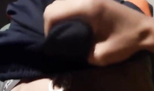 Twink Plays with His Huge Load After Intense Masturbation Solo