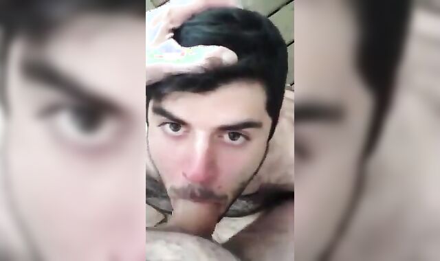 Big Cock Worship by Amateur Webcam Couple