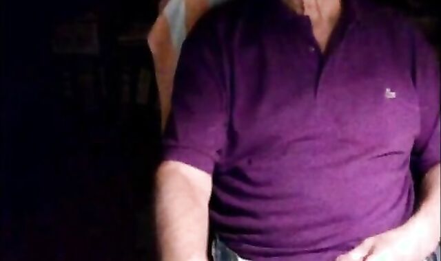 Grandpa Strokes His Small Cock