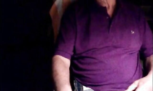 Grandpa Strokes His Small Cock