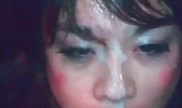 Amateur Asian Crossdresser Sucks Cock