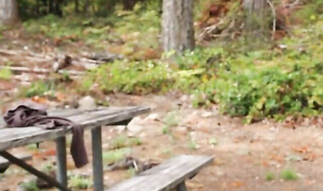 Outdoor Masturbation at the Camp Site