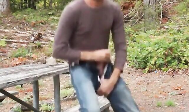 Outdoor Masturbation at the Camp Site