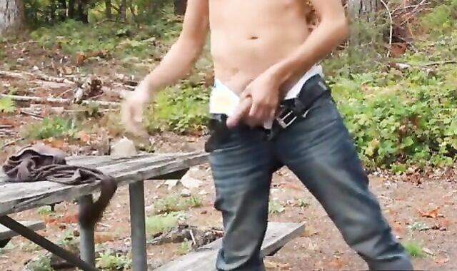 Outdoor Masturbation at the Camp Site
