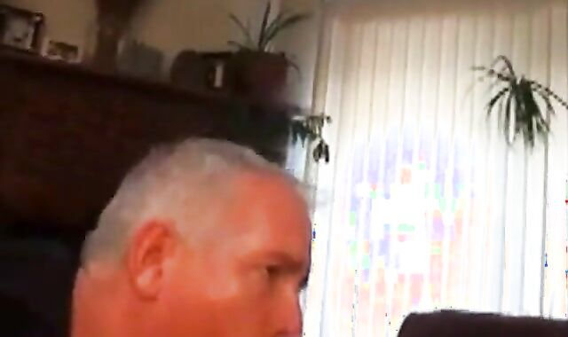 Daddy's Big Cock Swallowed by Horny Amateur