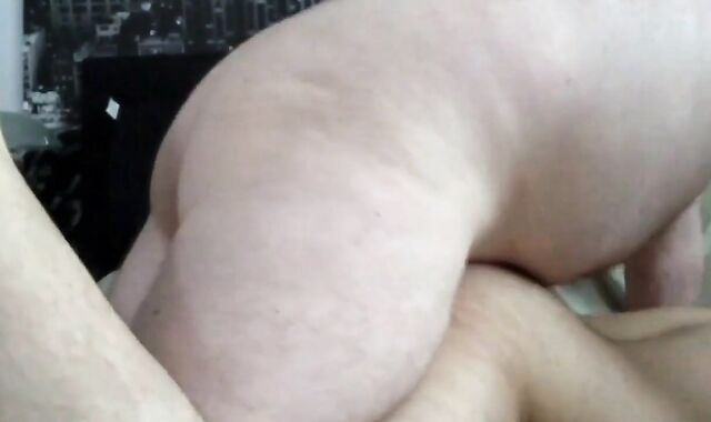 Fat Daddy Rides His Young Twink