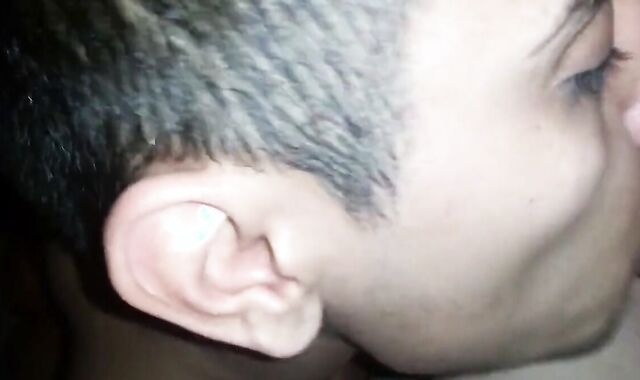 Twink smokes and sucks big cock - amateur emo blowjob video