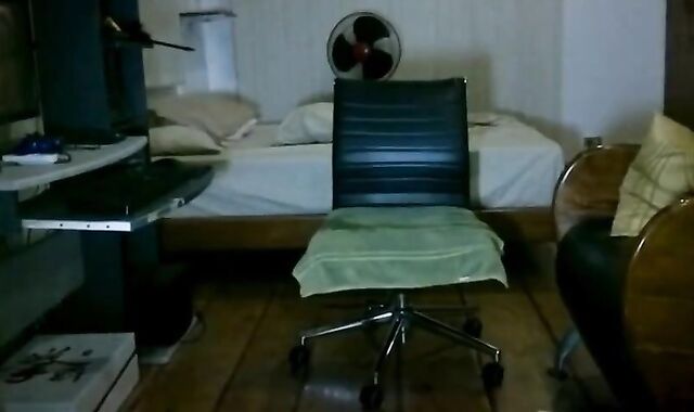 Fat Asian Crossdresser Masturbating Solo