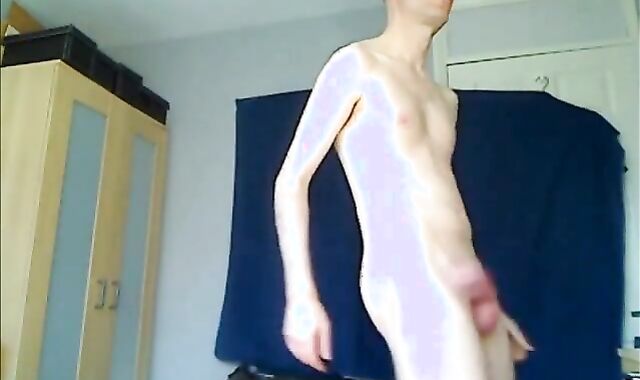 Fat Pumped Cock of an Amateur Man Playing with a Sex Toy