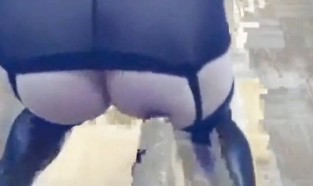 Crossdresser's POV Dildo Doggy