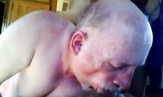 Grandpa Sucks Fat Old Cock
