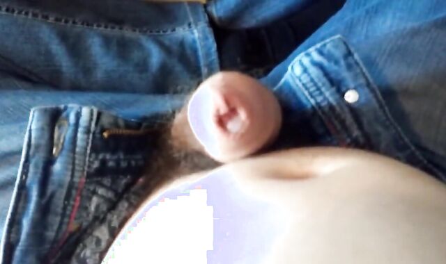 Skinny Big-Cock Guys Hands-Free Cum