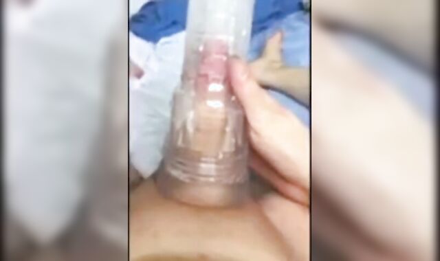 Femboy Robin Quinn's Fleshlight Fun