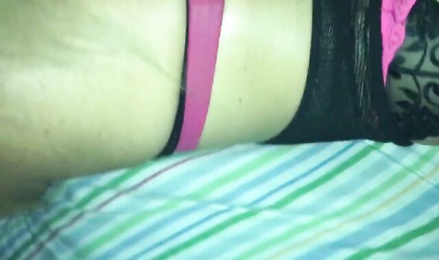 Black Crossdresser Takes Big Cock Bareback 2