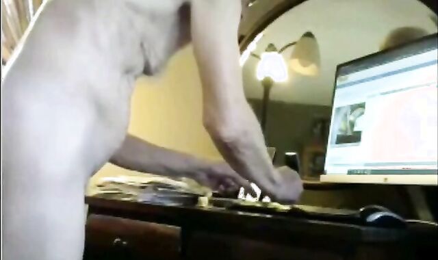 Skinny Grandpa Strokes