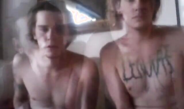Twink Twins Masturbating on Webcam