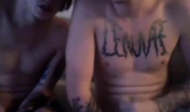 Twink Twins Masturbating on Webcam