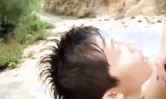 Outdoor Asian Bareback Fun