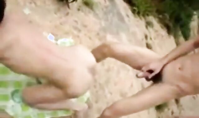 Outdoor Asian Bareback Fun