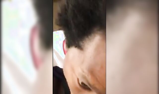 Black Guy Gives Head to a Hung White Boy