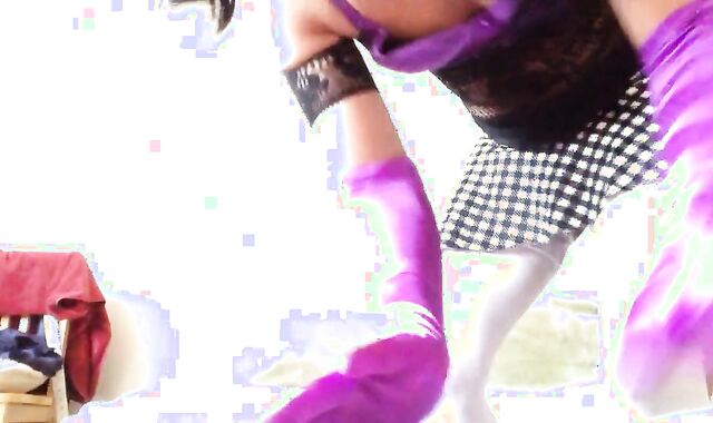 Married Guy Fucks Crossdressing Latin Amateur, Claudia in a New Skirt