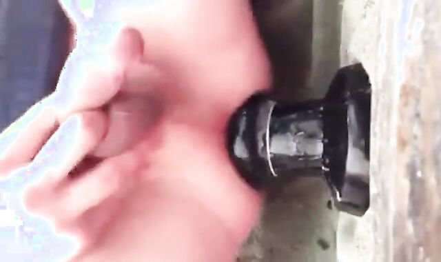 Twink's Ass Stretched by Sex Toys and Fists