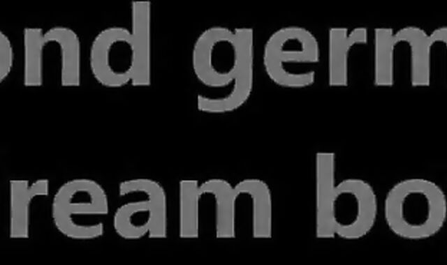 Blond German Boy Plays with Sex Toy