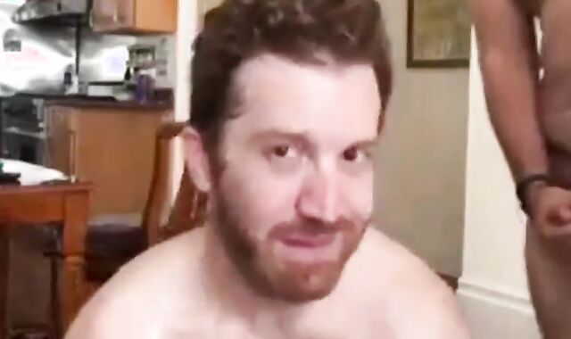 Three Big Cocks Give Twink A Facial