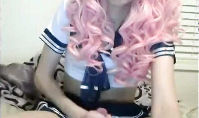 Crossdresser Twink Masturbation