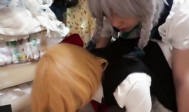Cosplay Anal Fun with Asian Amateur Crossdresser