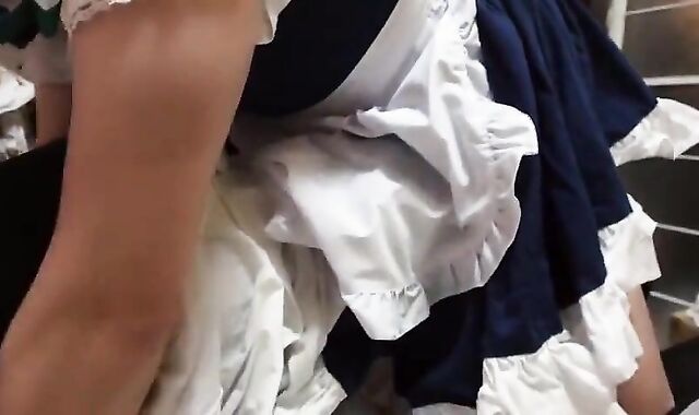 Cosplay Anal Fun with Asian Amateur Crossdresser