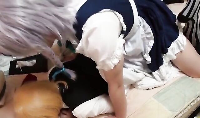Cosplay Anal Fun with Asian Amateur Crossdresser