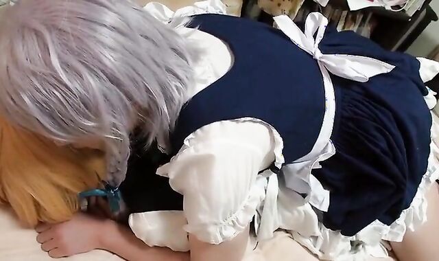 Cosplay Anal Fun with Asian Amateur Crossdresser