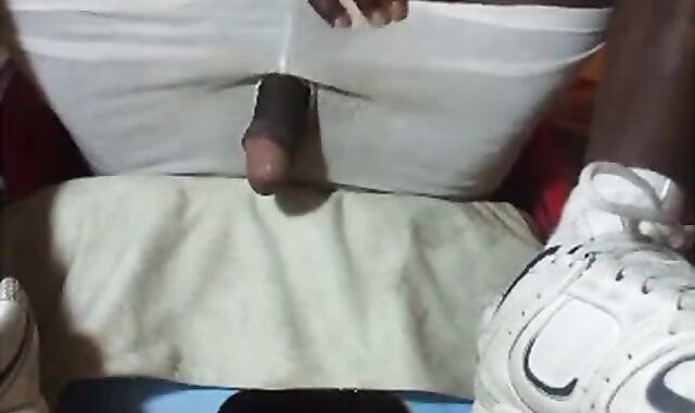 Big Black Cock Strokes His Meat Solo