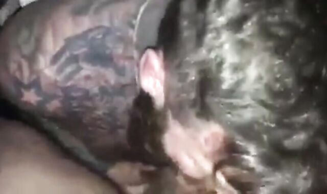 Tatted Daddy Shows Off His Amazing Blowjob Skills