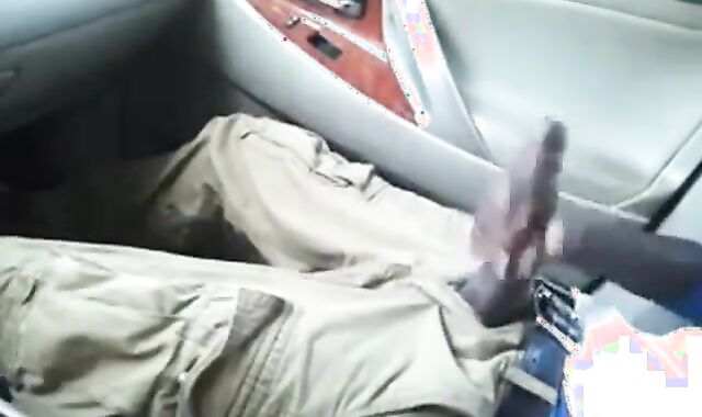 Black Car Jerkoff With My Friend