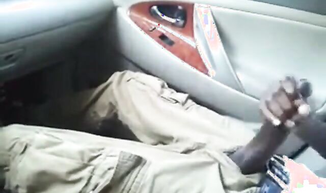 Black Car Jerkoff With My Friend