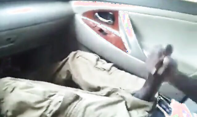 Black Car Jerkoff With My Friend