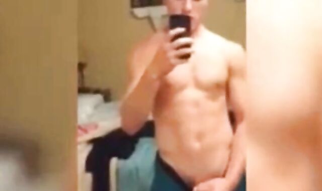 College Twink Masturbates for His Girlfriend