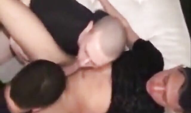 Big-Cocked British Chavs in a Dirty Threesome