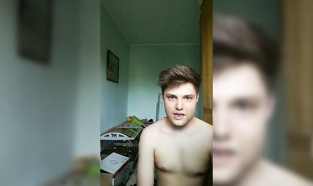 Cross-dressing Twink's Kinky Striptease