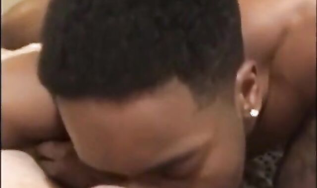 Verbal White Cock Sucked by Tattooed Black Man