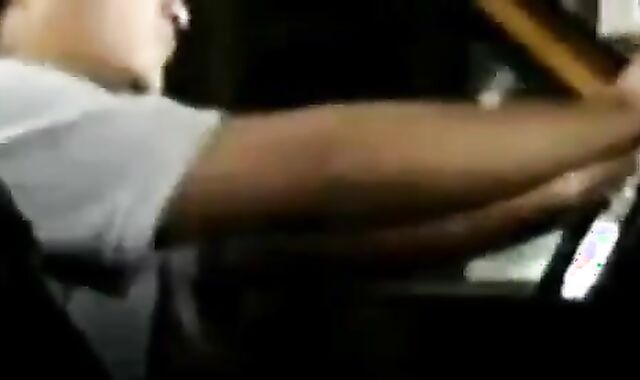 Big Dick Flash for Taxi Driver - Gay Latino Handjob