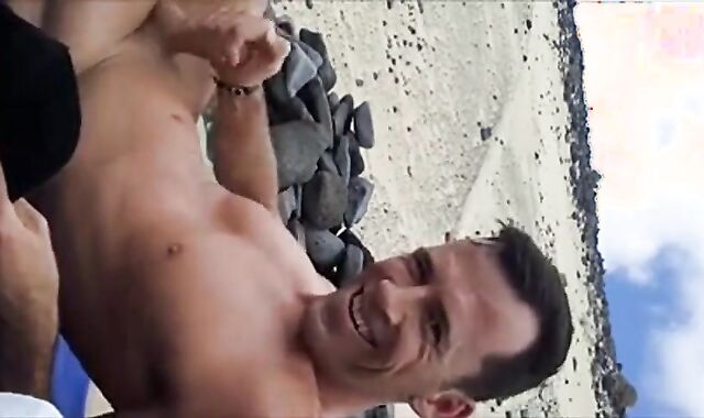 Spanish Beach Masturbation